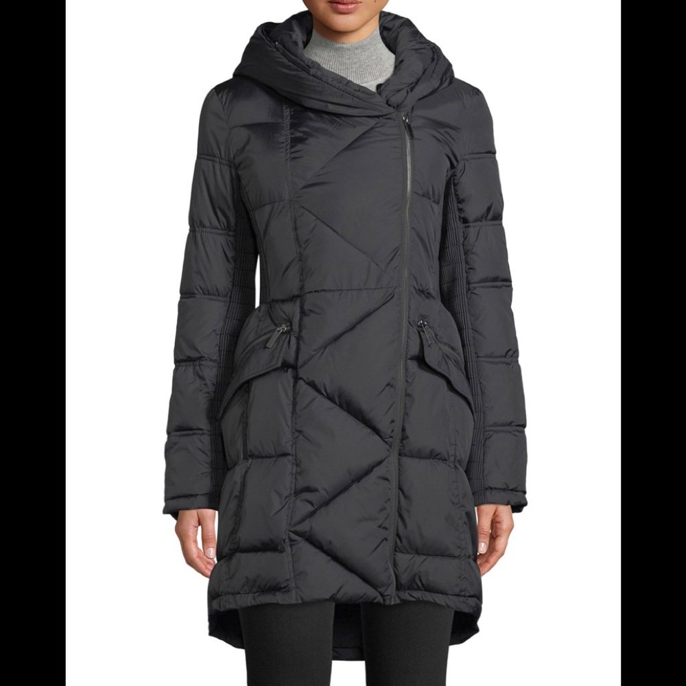 French Connection Faux-Fur-Collar Puffer Jacket - Picture 3 of 6